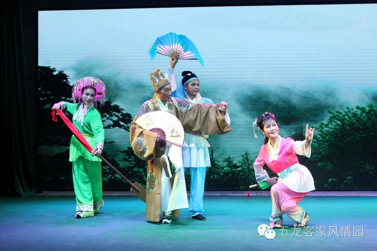 五龍客家採茶歌舞劇團首演圓滿成功