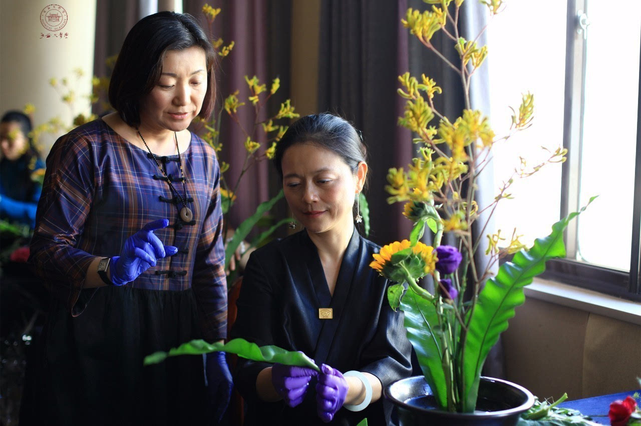 台湾中华花艺老师图片