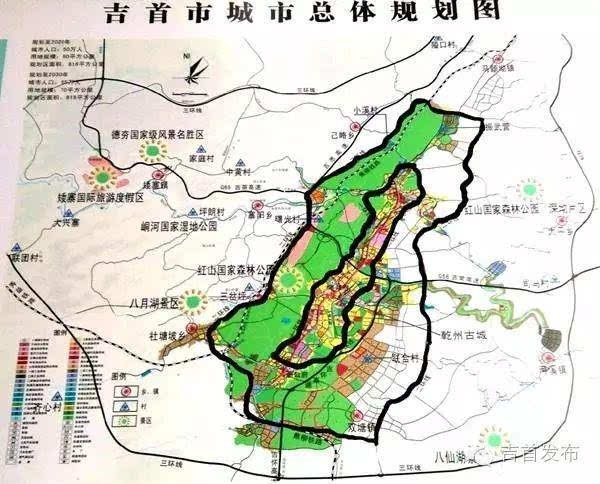 吉首市双塘镇规划图图片