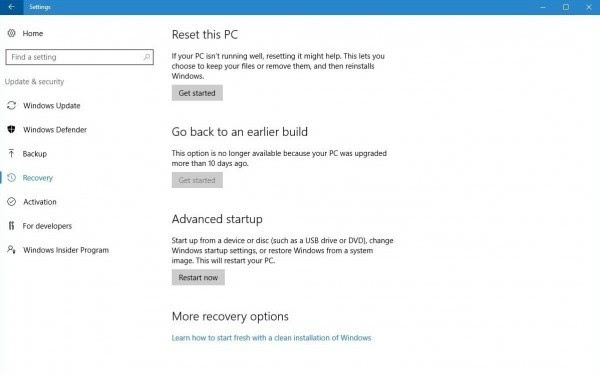 Windows 10周年更新：将“后悔期”从30天调整至10天