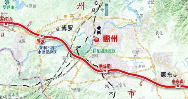 重磅!广汕高铁将在惠州设4站 它们都在哪?