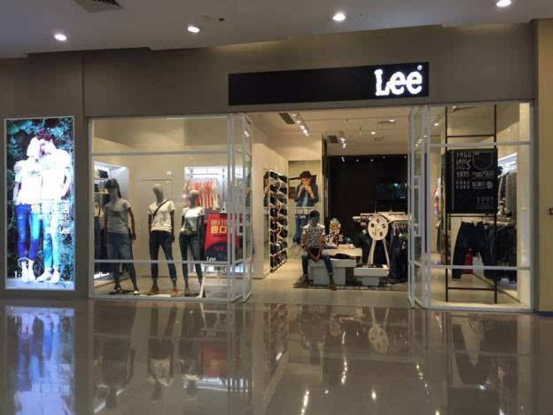 广州lee牛仔裤专卖店图片