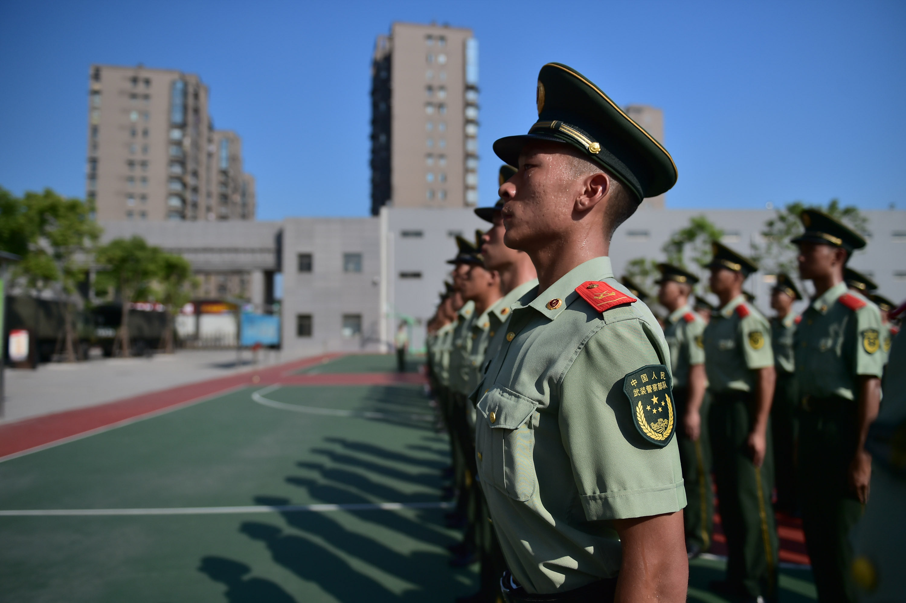 杭州武警支队图片