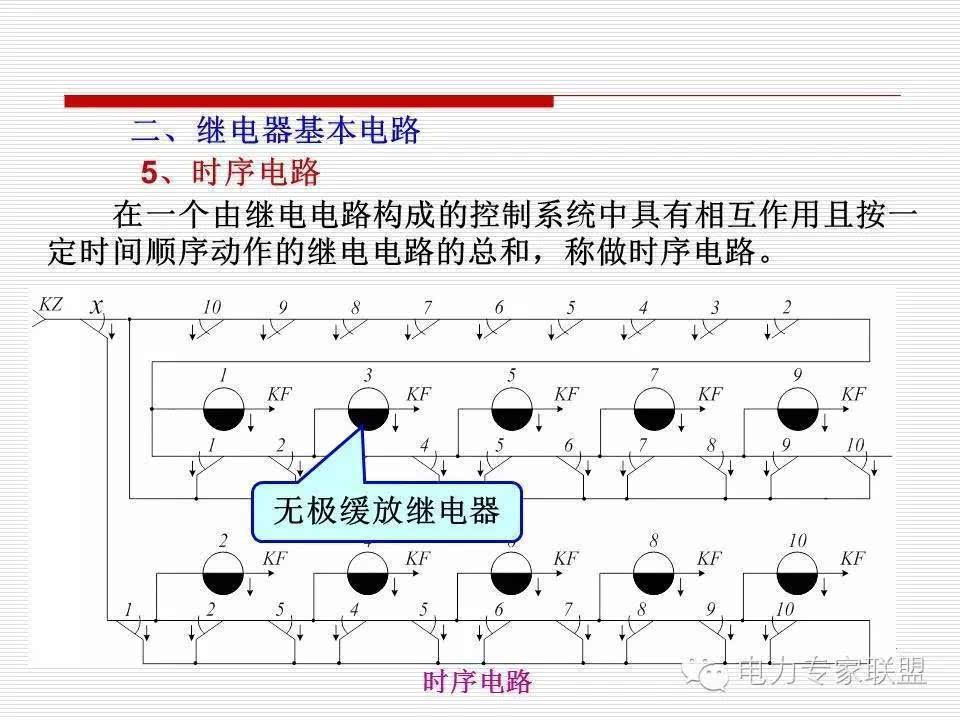 信号继电器内部接线图