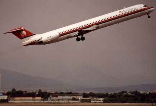 资料图:md-80"麦道80"客机.
