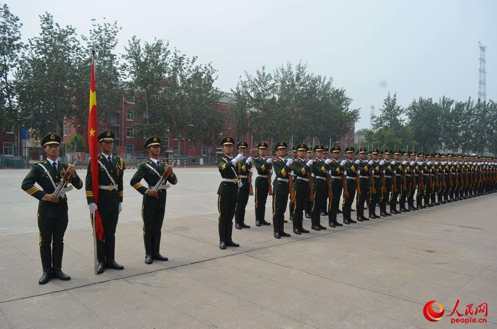 武警北京总队仪仗中队图片