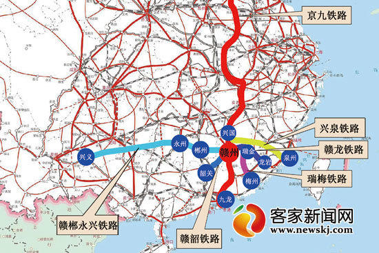 兴泉铁路线路图详细图图片