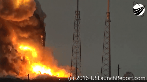 SpaceX“猎鹰9号”爆炸完整视频公布