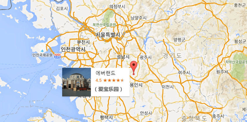 韩国京畿道龙仁市地图图片