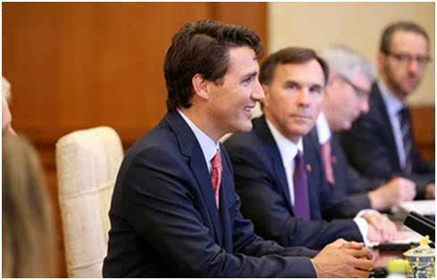 加拿大最帅总理特鲁多访华