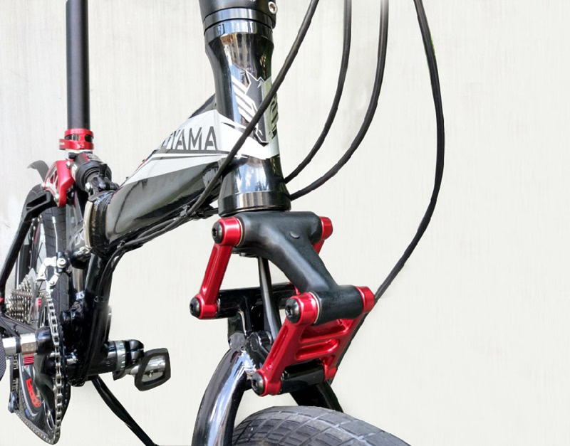 前后四连杆避震折叠车,霸气越野欧亚马fbi-ox5hd震撼上市!