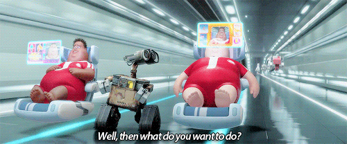 同时监测前方的椅子是否移动并保持一定距离,有点像机器人总动员里