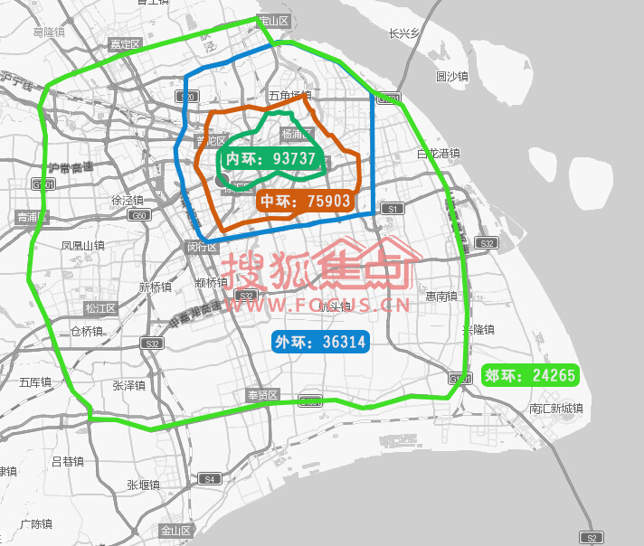 5万,内环快到10万