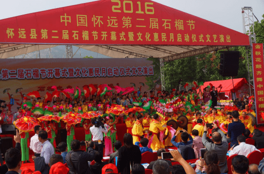 怀远举办第二届石榴节 万亩石榴"甜蜜上市"