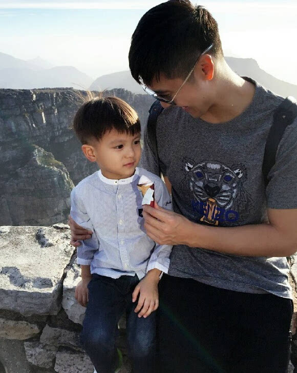 长这么大第一次吃冰淇淋?田亮儿子这小表情