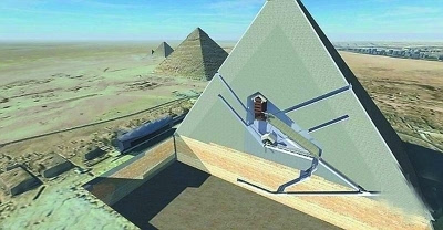 吉萨金字塔布局图片
