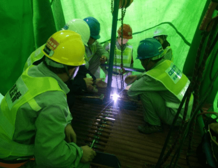 贵州黔西电厂#5锅炉受热面开焊