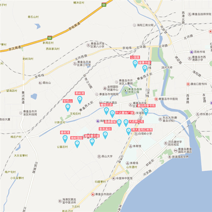 秦皇岛经济开发区地图图片