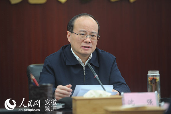 人民网淮南11月23日电(记者张磊)11月23日下午,淮南市委书记沈强在