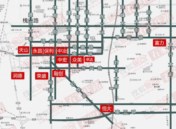 石家莊最火東南區域剖析大牌入住房價破2萬