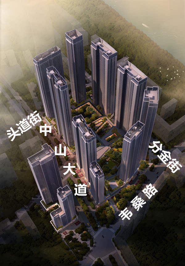 武汉绿城外滩黄浦湾规划公示 一期住宅约11万方