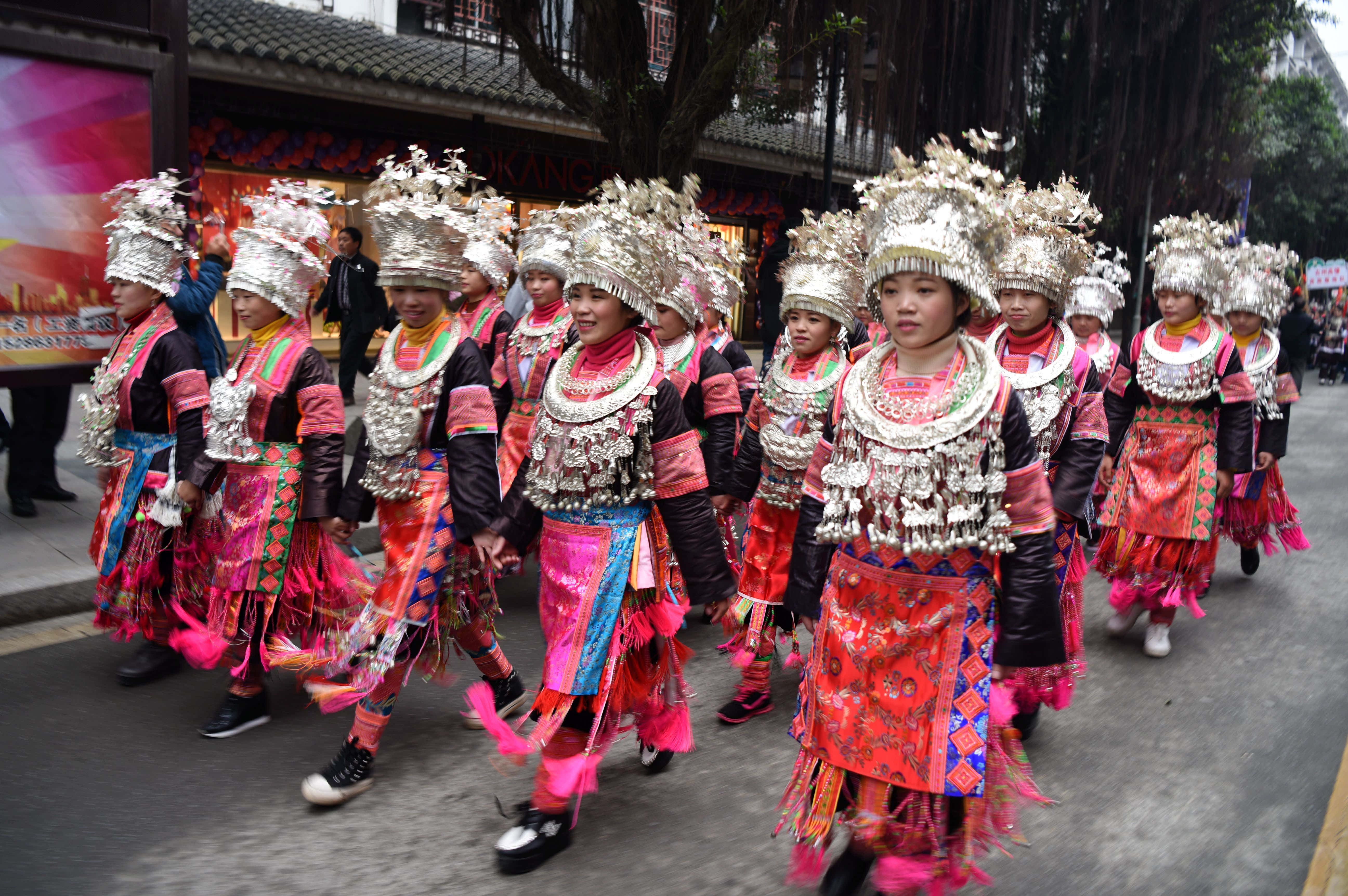 贵州榕江侗族萨玛节开幕