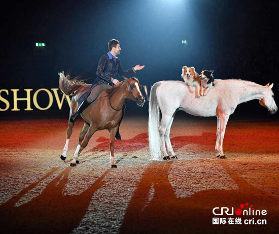 2016年伦敦奥林匹亚国际马展上演马术"大片"