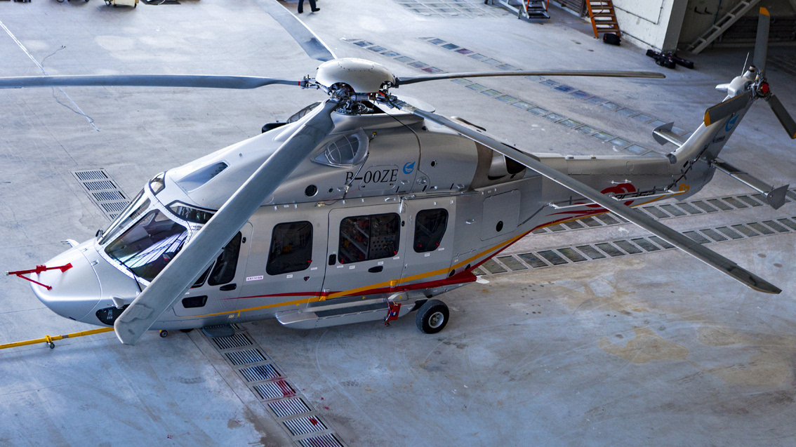 中航ac352直升机首飞成功 代表世界最先进水平