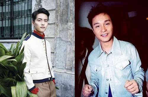 马天宇撞脸张国荣,网友:这一张简直分不出来!