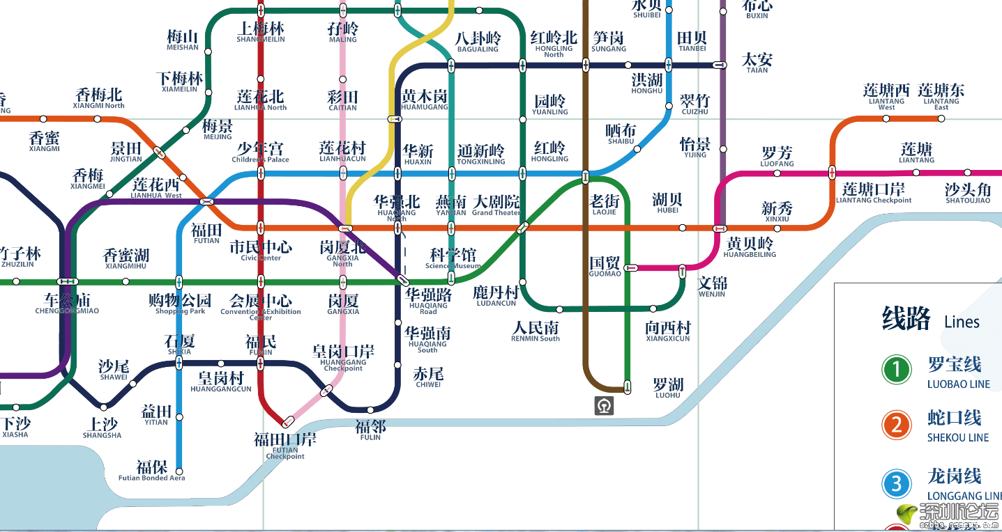 深圳地铁图 2040年图片