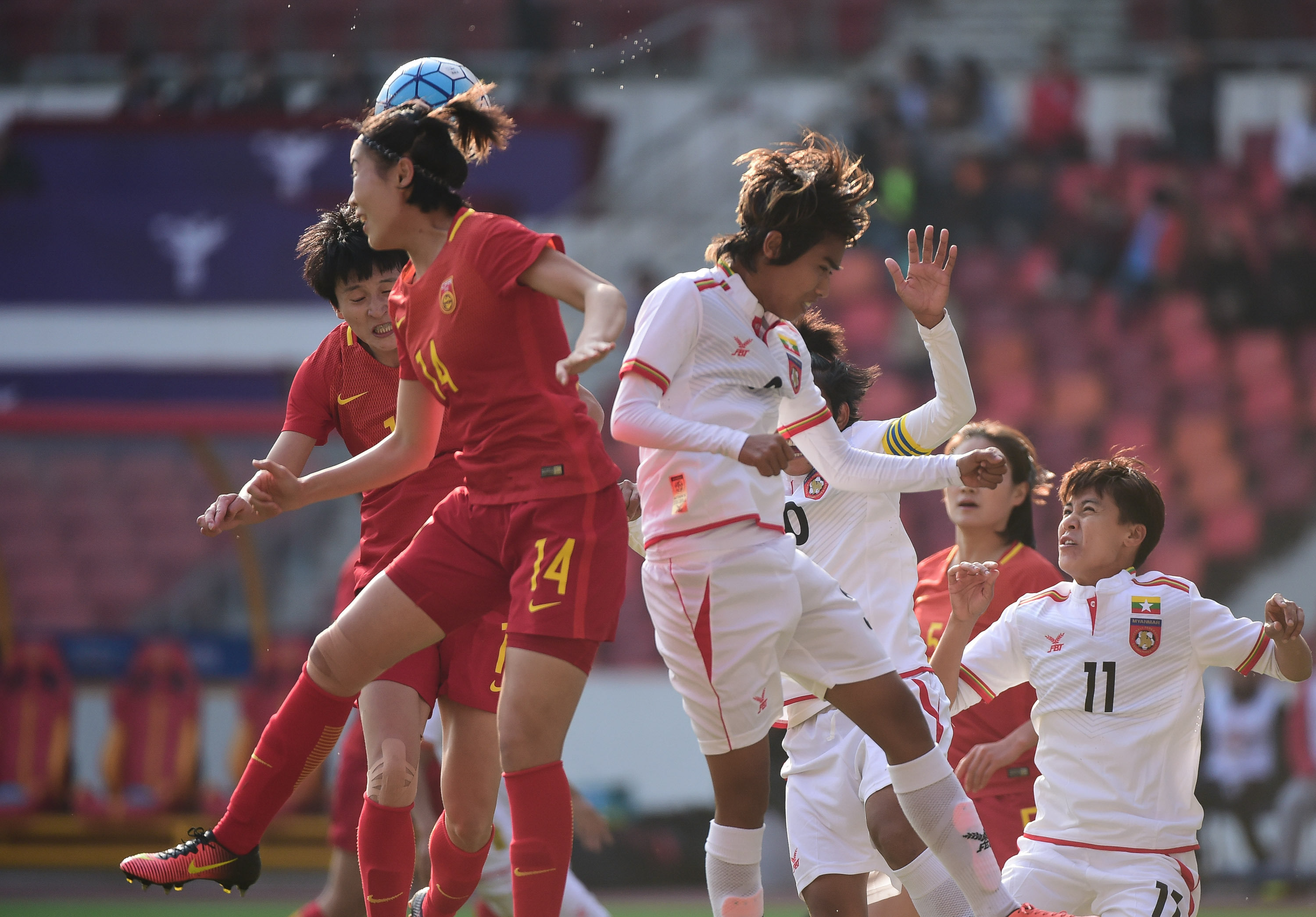 国际女足锦标赛:中国胜缅甸