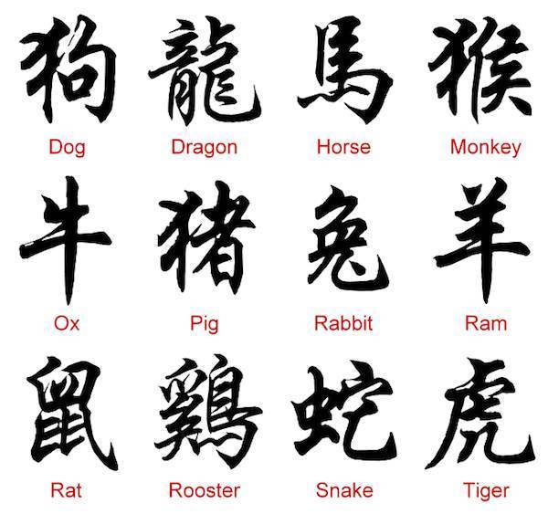 the chinese zodiac12生肖英语怎么说?