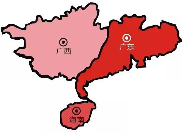 中国华南地区地图全图图片