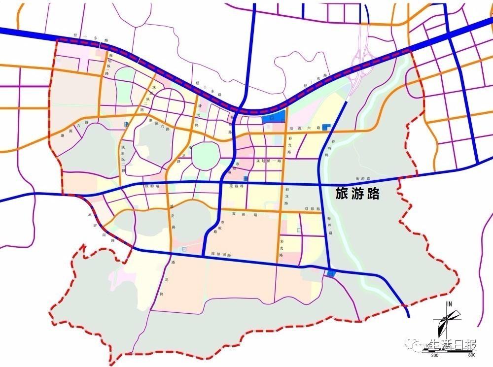 章丘明水古城规划图图片