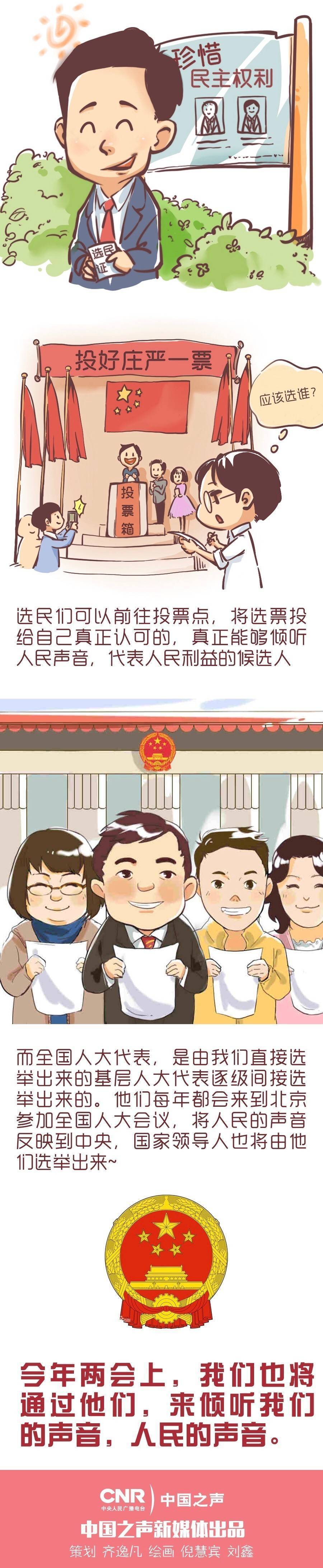 人大代表他们是谁漫画两会