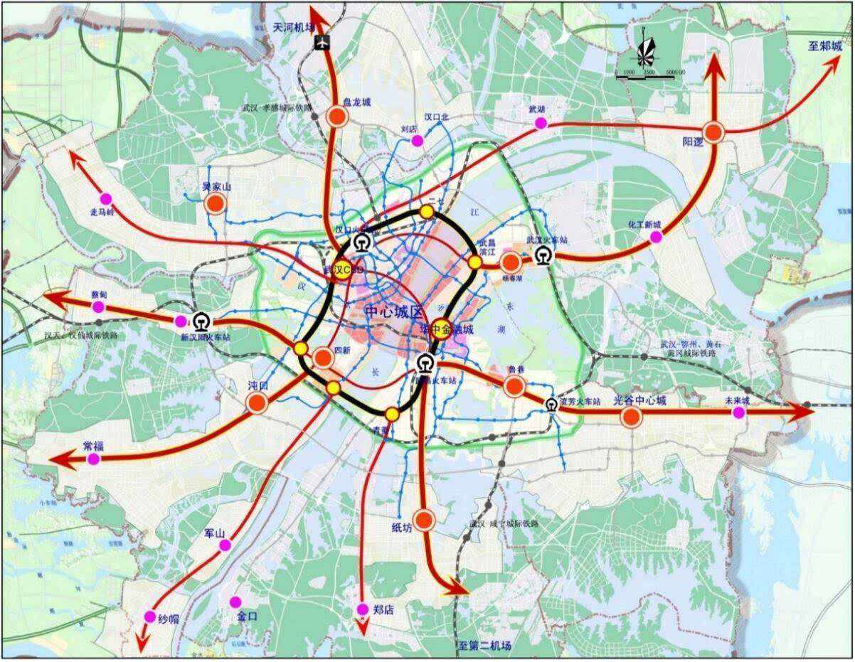 武汉地铁2049年规划图图片