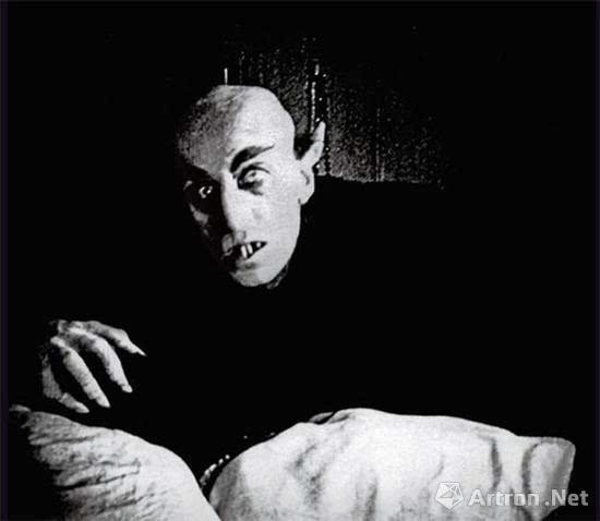 电影《吸血鬼诺斯费拉图》剧照,1922,副本马克·罗斯科,白色中心,1950