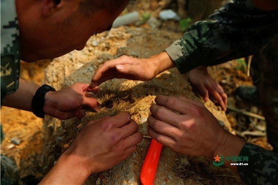 get新技能:侦察兵教你野外生存如何取火(组图)