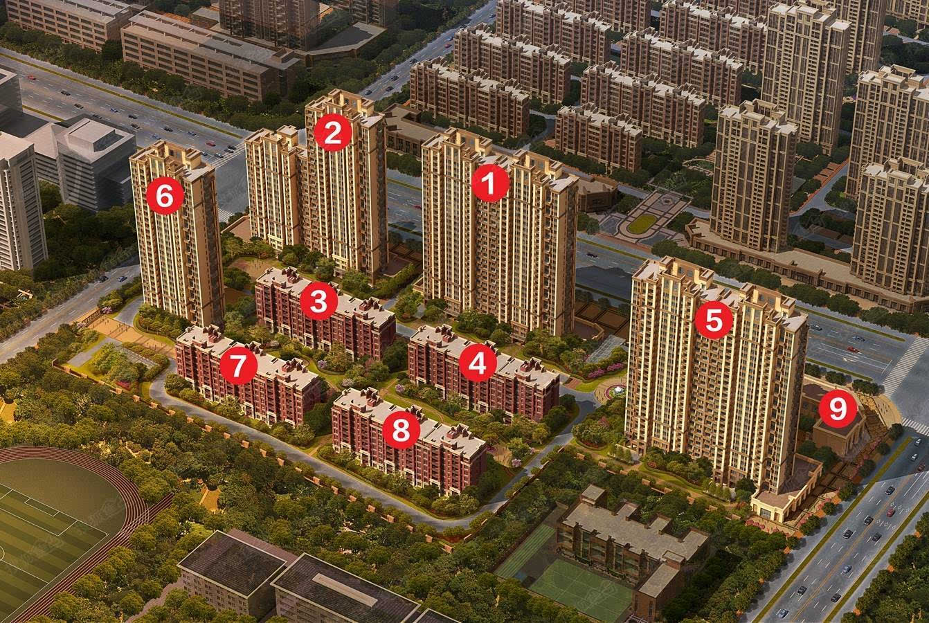崇贤新城2盘在售3盘待发百万可享高层三房