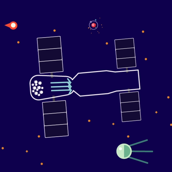 天舟一号是我国第一个要实现天地一体化互联网络的航天器.
