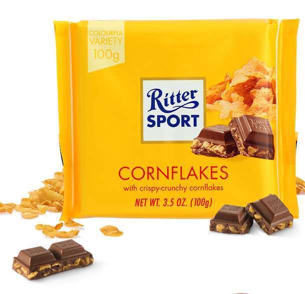 7.90 ritter sport 瑞特斯波德 牛奶全榛仁巧克力 100g
