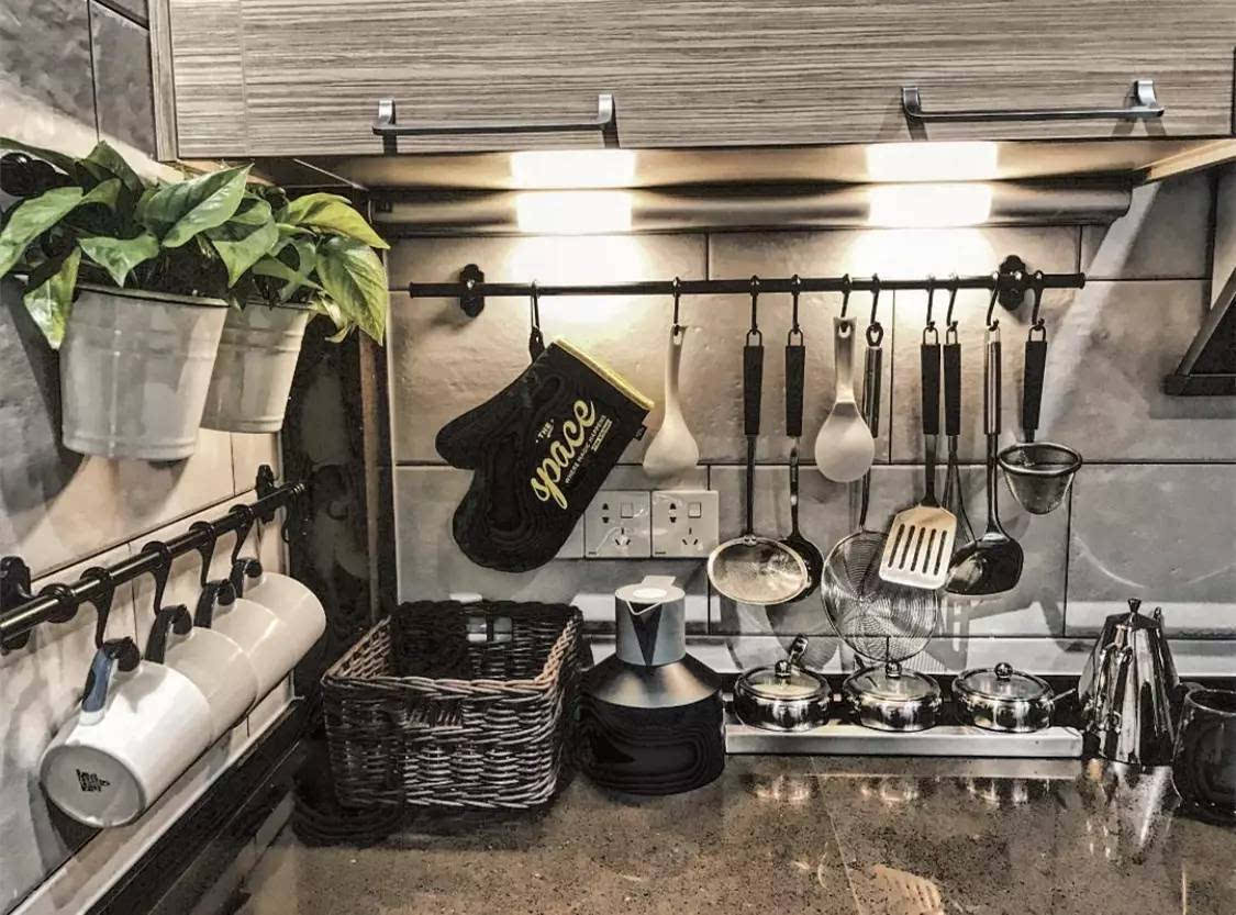 厨房不仅有杂乱与油烟,还有绿意与清新!