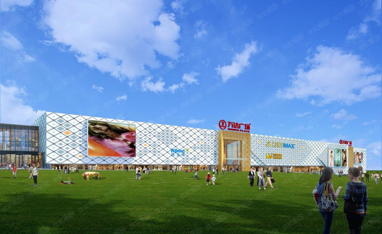 普兰店万达广场大连轴都新城开发建设有限公司是壹言房地产集团瓦房店