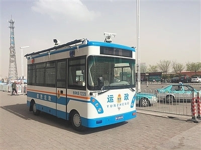 东胜区运管流动执法车正式"上岗"