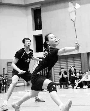 鲁恺(左),黄雅琼