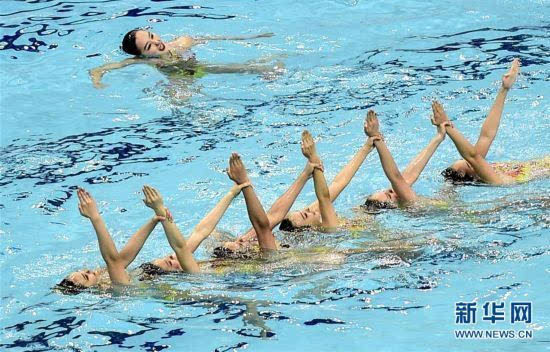 花样游泳:水中芭蕾