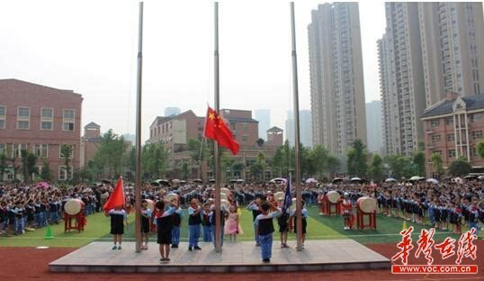 华声在线讯 陈文莽 邓琴丹 5月31日,长沙市实验小学梅溪湖学校,在