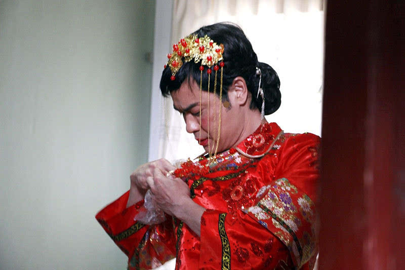 郑嘉颖为当客家新娘,精心准备.