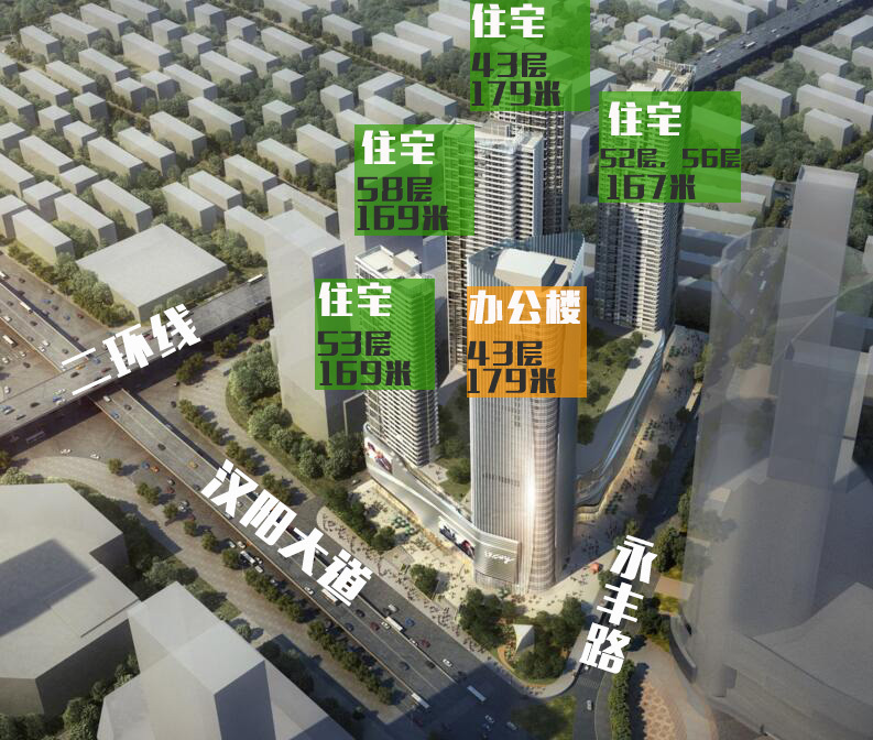纽宾凯两地块规划公示武汉王家湾将建179米高楼