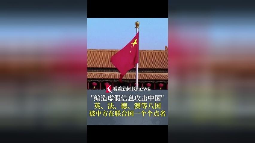 英法德澳等八国 被中方在联合国一个个点名